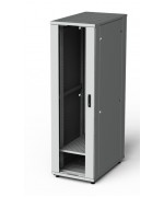 Шкаф напольный серверный 32U 600x600, дверь стекло