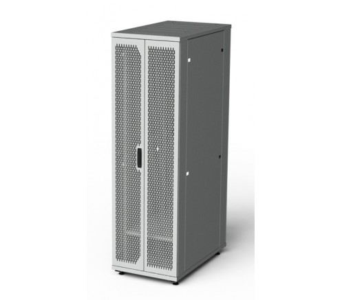 Шкаф напольный серверный 47U 600x800 дверь перфорированная фото